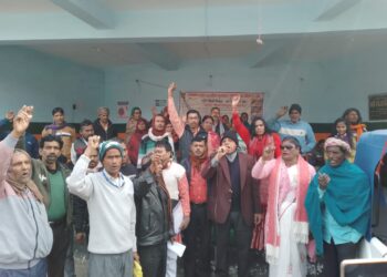 वेंडर दिवस पर विभिन्न मांगों के समर्थन में वेंडरों का धरना प्रदर्शन