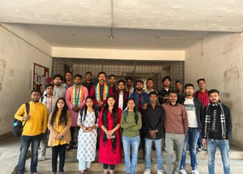 एडमिट कार्ड की त्रुटि को लेकर एग्जाम कंट्रोलर से मिला एनएसयूआई का प्रतिनिधिमंडल