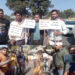 हिट एंड ड्राइव कानून के विरोध में दूसरे दिन धनबाद के श्रमिक चौक में ऑटो चालकों ने अमित शाह का फुका पुतला