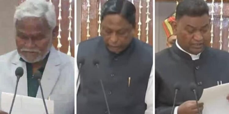 Breaking Jharkhand… चंपई सोरेन ने मुख्यमंत्री पद की शपथ ली, उधर चार्टर्ड प्लेन से हैदराबाद जाने के लिए निकले गठबंधन के 35 विधायक