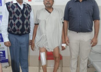 पाटलिपुत्र हॉस्पिटल में घुटने का सफल प्रत्यारोपण