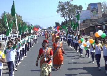 बर्ड्स गार्डन स्कूल ने निकाली भाव सद्भावना व जागरूकता रैली