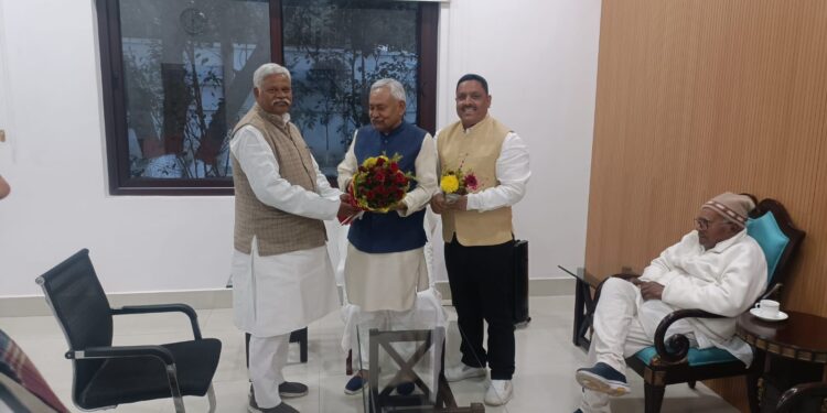 विश्वास मत हासिल करने पर नीतीश को प्रदेश अध्यक्ष ने दी बधाई