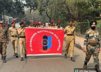 NCC कैडेटो ने निकाला फाइलेरिया के उन्मूलन  जागरूकता रैली