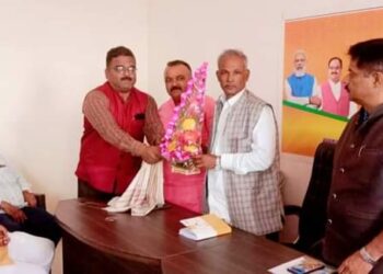 भाजपा जिला अध्यक्ष की अध्यच्व