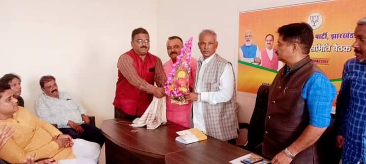 भाजपा जिला अध्यक्ष की अध्यच्व