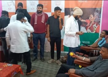 टीम अभिषेक के द्वारा लगाया गया बल्ड डोनेट कैम्प, 86 यूनिट हुआ रक्तदान