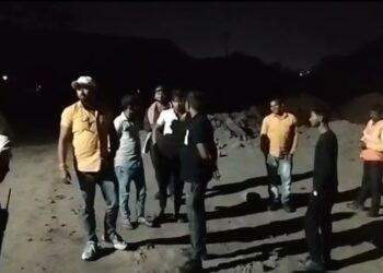 पुटकी स्थित STG आउटसोसिंग कंपनी के डंपिंग यार्ड के समीप बमबाजी