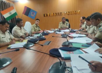 आगामी लोकसभा चुनाव को लेकर एसएसपी ने की उच्चस्तरीय समीक्षा बैठक