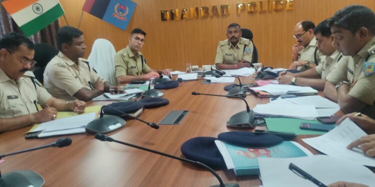 आगामी लोकसभा चुनाव को लेकर एसएसपी ने की उच्चस्तरीय समीक्षा बैठक