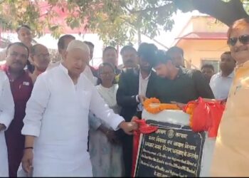 बस स्टैंड के अधूरे सपने के बीच स्ट्रीट फूड जोन की सांसद ने रखी आधारशिला