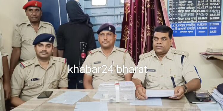 घनुवाडीह में हथियार के साथ युवक गिरफ्तार, किसी बड़ी घटना को अंजाम देने की थी योजना