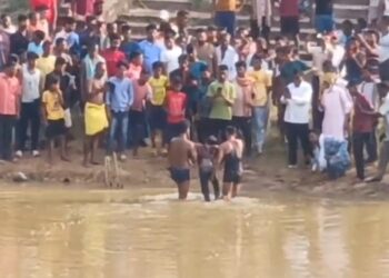 पेटरवार अमृत तालाब में डूबने से तीन बच्चें की मौत, शव निकलते ही क्षेत्र में मचा कोहराम