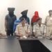 अपराधिक घटना को अंजाम देने से पहले  पुलिस ने हाथियार के साथ 3 शातिर अपराधी किया गिरफ्तार 