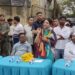 कांग्रेस प्रत्याशी अनुपमा सिंह का जगह – जगह जनसंपर्क अभियान, लोगो से वोट देने की कर रहीं अपील
