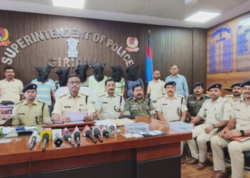 गिरिडीह पुलिस ने डॉक्टर के बेटे के अपहरण के मामले में छह अपराधी को किया गिरफ्तार