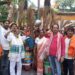 धनबाद नगर निगम वार्ड 25 के लोगो ने पानी की समस्या को लेकर निगम कार्यालय में जमकर किया प्रदर्शन