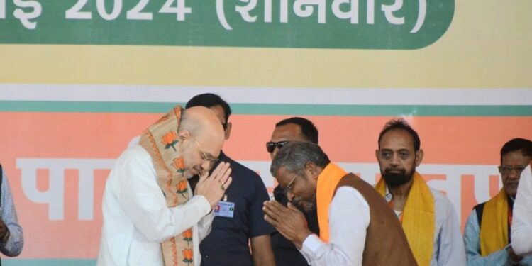 रांची में अमित शाह ने किया चुनाव का शंखनाद, कहा जेएमएम सरकार सबसे भ्रष्ट सरकार