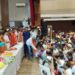 भाजपा का अभिनंदन सह विजय संकल्प सभा में प्रदेश अध्यक्ष के सामने जमकर हंगामा, विधायक राज सिन्हा के खिलाफ भी लगे नारे