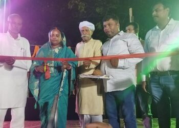 जिप अध्यक्ष शारदा सिंह और भाजपा जिला अध्यक्ष ने किया डिजनीलैंड मेला का उद्घाटन