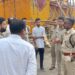 SSP ने पुलिस टीम के साथ पूजा पंडालों का किया निरीक्षण, दिए कई दिशा निर्देश