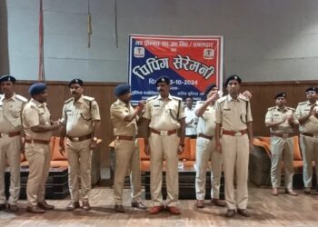 250 आरक्षियों को ASI,एक को SI और तीन को इंस्पेक्टर मे मिली प्रोनत्ति,एसएसपी ने दी सीख