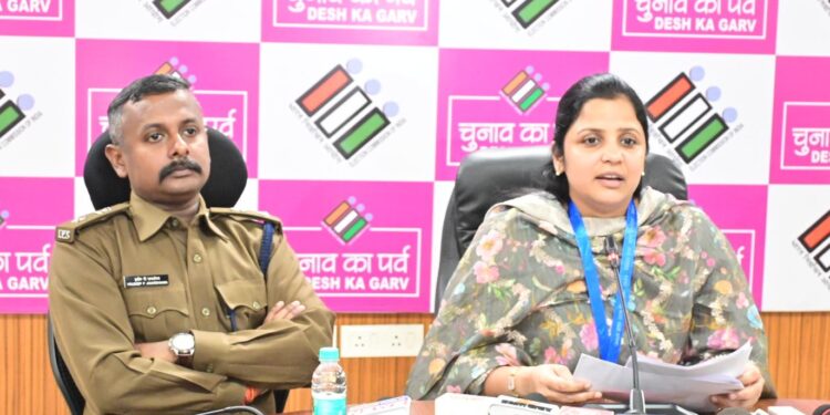 शांतिपूर्ण तरीके से मतदान संपन्न – उपायुक्त