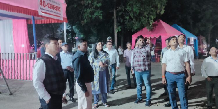 उपायुक्त ने डिस्पैच को लेकर बाजार समिति एवं धनबाद पॉलिटेक्निक का किया निरीक्षण