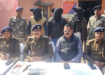 डकैती की योजना बनाते तीन शातिर अपराधी गिरफ्तार,देवघर, गिरीडीह,जामताड़ा में कई मामले हैं दर्ज