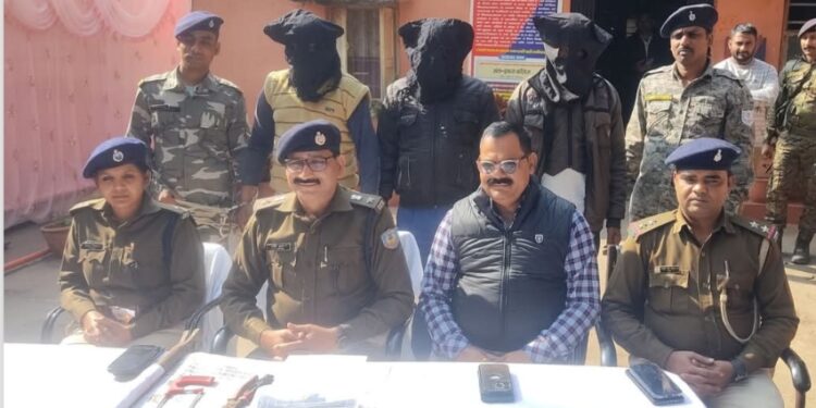 डकैती की योजना बनाते तीन शातिर अपराधी गिरफ्तार,देवघर, गिरीडीह,जामताड़ा में कई मामले हैं दर्ज