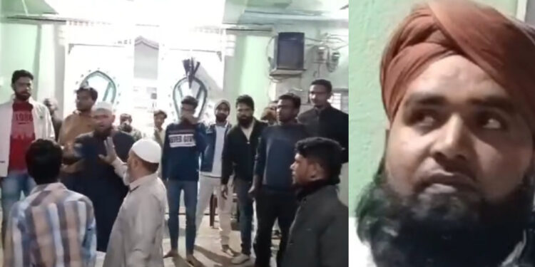 वासेपुर फैजाने मदीना मस्जिद में ईमाम पर युवक ने किया चाकू से हमला