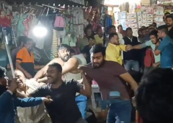 रामेश्वर चाट दुकान मे जमकर मारपीट, चार घायल, एक गंभीर
