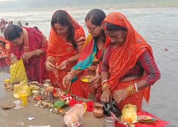 कार्तिक पूर्णिमा पर दामोदर में श्रद्धा का महासंगम ,हजारों श्रद्धालुओं ने लगाई आस्था की डुबकी